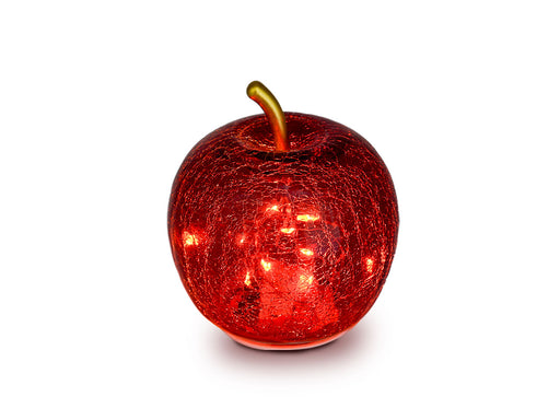 Roter Apfel mit LED Beleuchtung