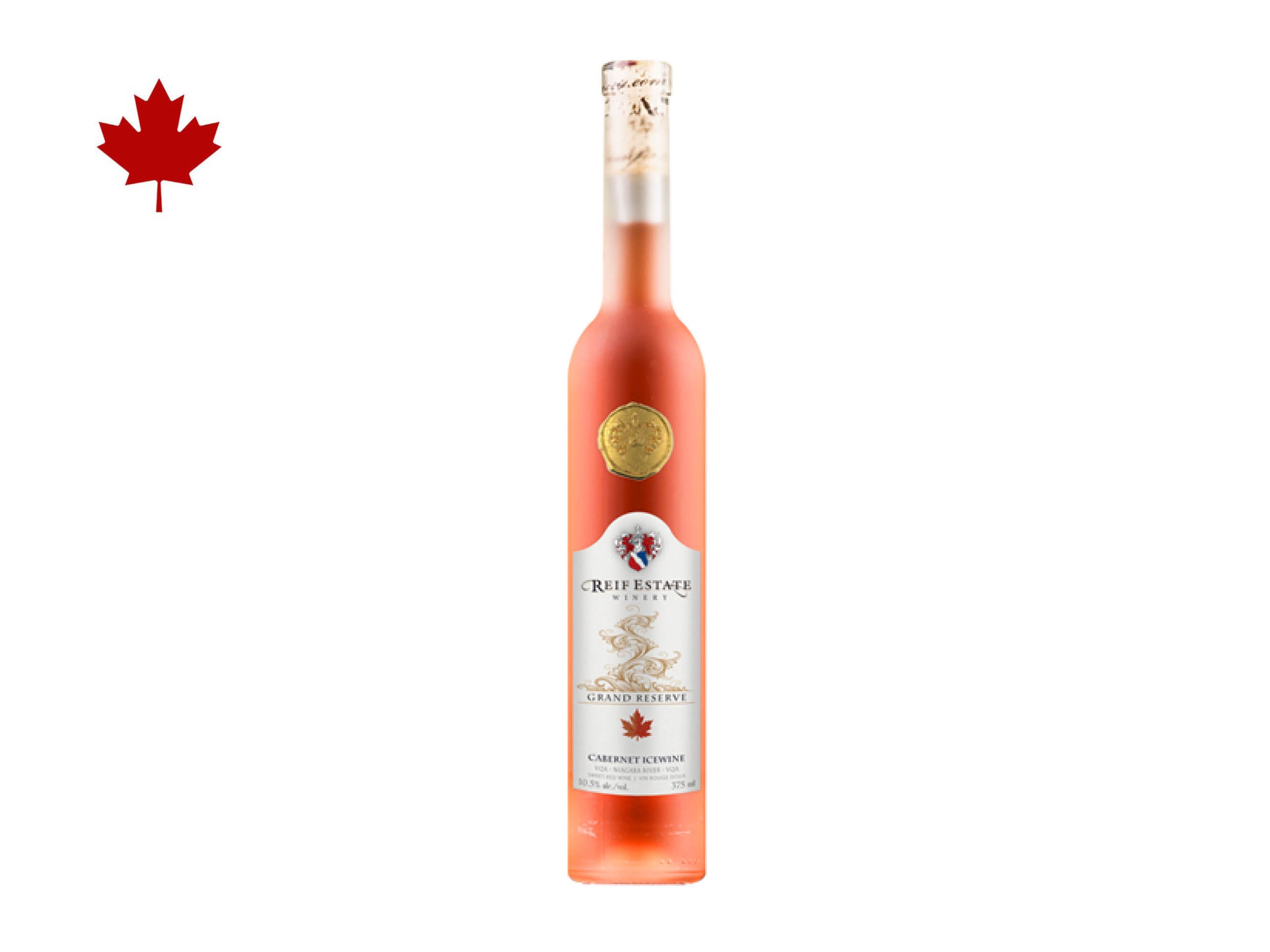 Eiswein vom Weingut Reif Estate Winery, Niagara-on-the-Lake, aus der Region Ontario in Kanada.
Der Grand Reserve Cabernet Eiswein 2023 ist ein edelsüßer Wein der Extraklasse – geerntet bei klirrender Kälte und mit höchster Sorgfalt vinifiziert.