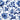 Delft Blue Florals Papierservietten 33×33 cm, blau-weißes Blumenmuster, 20 Stück, 3-lagig