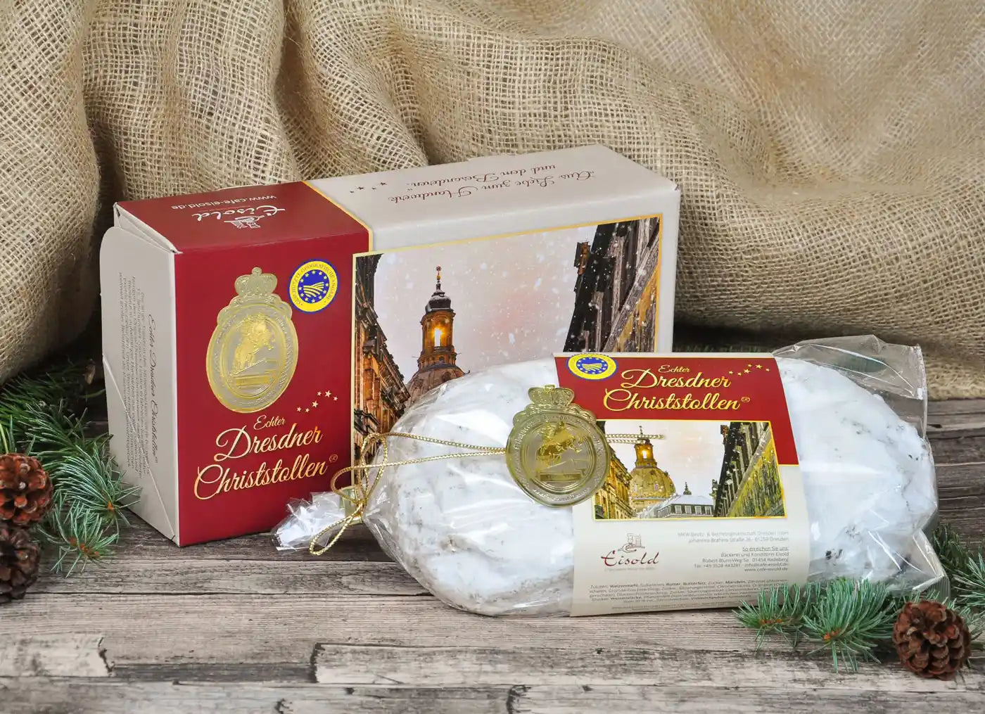 Original Dresdner Christstollen, Rosinenstollen kaufen, Christstollen kaufen