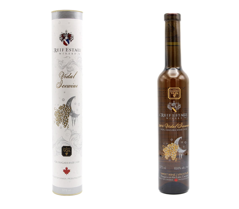 Vidal ice wine in a gift box - lovely